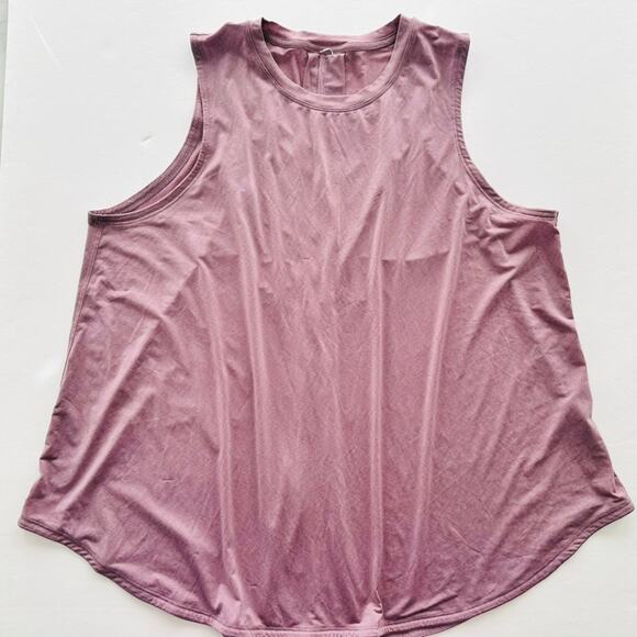 Lululemon Lightweight Split-Back Training Tank Top Size 14 Lavender Lux Purple - Picture 3 of 6